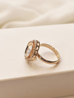 Load image into Gallery viewer, Rose Gold Finger Ring with a Central Gemstone | Stone Finger Ring