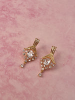 Load image into Gallery viewer, AD Earring with Golden Polish