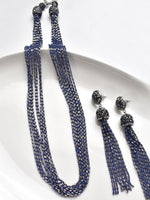 Load image into Gallery viewer, Blue Beaded Mala