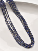 Load image into Gallery viewer, Blue Beaded Mala | Stylish Beads Necklace