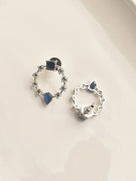 Load image into Gallery viewer, Blue Gemstones Stud | Stylish AD Stud