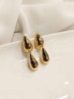 Load image into Gallery viewer, Double Teardrop Dangle Earrings