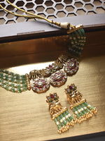 Load image into Gallery viewer, Golden Necklace Set