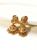 Load image into Gallery viewer, Golden earrings with intricate designs