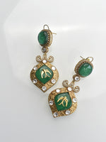 Load image into Gallery viewer, Green Earrings