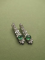 Load image into Gallery viewer, Green Stone Earring