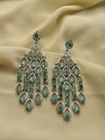 Load image into Gallery viewer, Green Stone Earrings