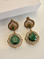 Load image into Gallery viewer, Green Earrings