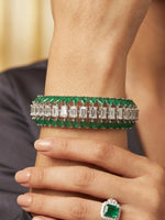Load image into Gallery viewer, Green Stone Bracelet | Ad Stone Bangles