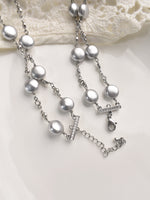 Load image into Gallery viewer, Grey Beads Moti Mala Beads Mala
