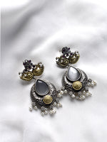 Load image into Gallery viewer, Grey_Earrings