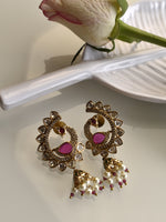 Load image into Gallery viewer, Kundan Earrings