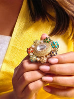 Load image into Gallery viewer, Multi Colour Finger Ring