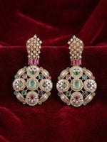 Load image into Gallery viewer, Navratna Heritage Earring