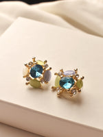 Load image into Gallery viewer, Pair of colorful stud earrings