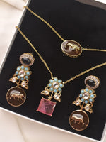 Load image into Gallery viewer, Pink Stone Pendant