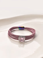 Load image into Gallery viewer, Pink bracelet with a pink gemstone