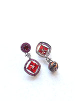 Load image into Gallery viewer, Red Earring