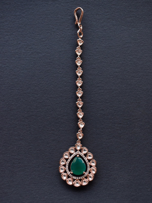 Rose Gold Maang Tikka Maang Tikka Rose Gold