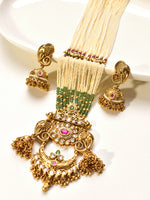 Load image into Gallery viewer, Traditional Temple Necklace Set
