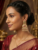 Load image into Gallery viewer, Traditional Style Golden Earring