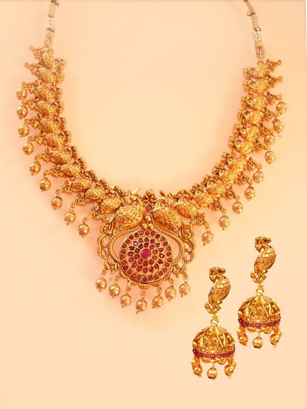 Wedding gold necklace with on sale price