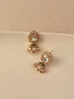 Load image into Gallery viewer, green Earring With Kundan