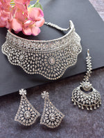 Load image into Gallery viewer, CZ Choker Set | White Choker Set