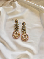 Load image into Gallery viewer, Kundan Earrings | Long Kundan Earrings
