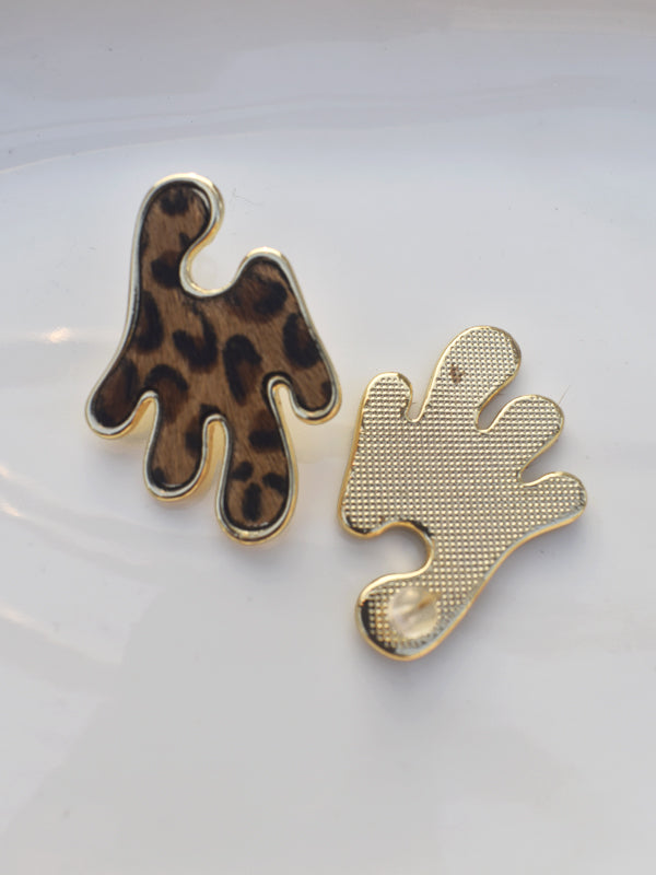 Leopard Print Earrings | Stud For Women