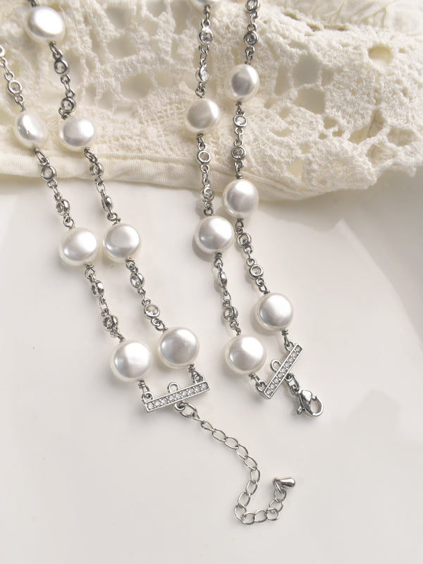 Pearl Necklace | White Pearl Necklace