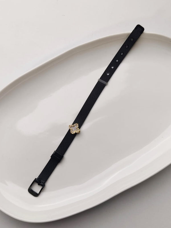 Coloured Bands for Women | Beautiful Design Black Mesh Bands