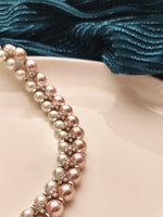 Load image into Gallery viewer, Pearl Necklace | Light Pink Pearl Necklace
