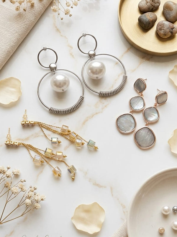  3-Pair Statement Earring Combo