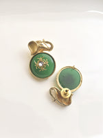 Load image into Gallery viewer, Green Stud | Golden Stud
