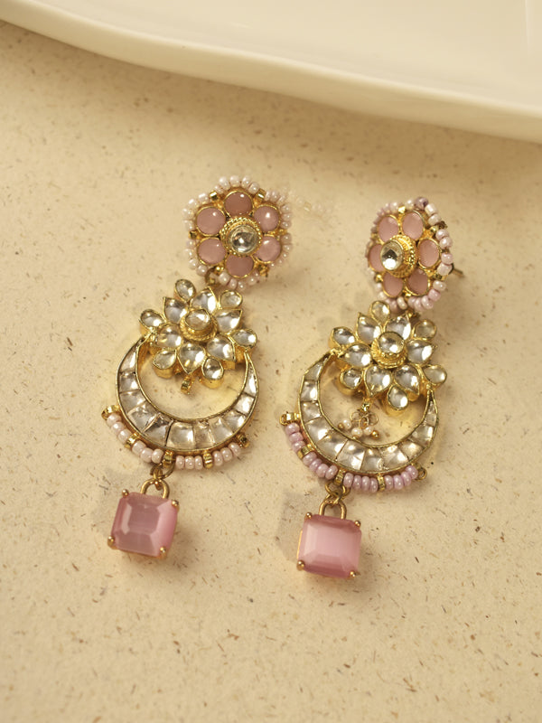 Kundan chandbali | kundan chandbali earrings