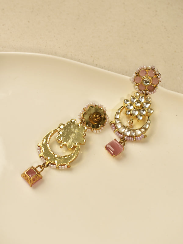 Kundan chandbali | kundan chandbali earrings