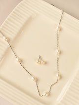 White Pearl Chain | Long Pearl Chain