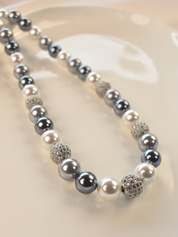 WHITE PEARL CHAIN | LONG PEARL CHAIN