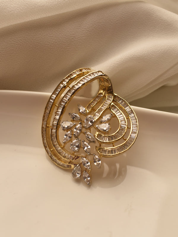 AD Pendant With Golden polish