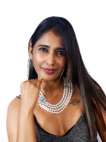 Load image into Gallery viewer, AD Pendant | Four Line Beads Mala
