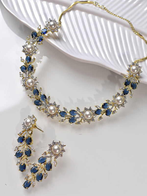 Ad Blue Necklace | Blue Stone Necklace