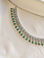 Load image into Gallery viewer, Green Stone Necklace | Green Stone Jewellery
