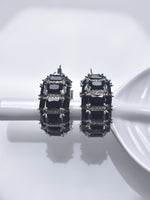 Load image into Gallery viewer, Ad Stone Earrings | Blue Stone Earrings
