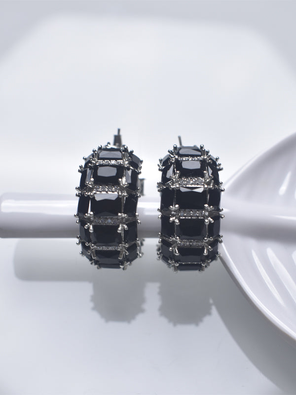 Ad Stone Earrings | Blue Stone Earrings