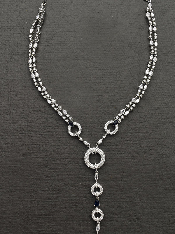 Ad Necklace Set | Blue Pendant Set