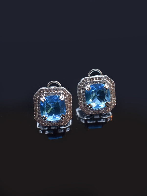 Aqua Blue Earrings