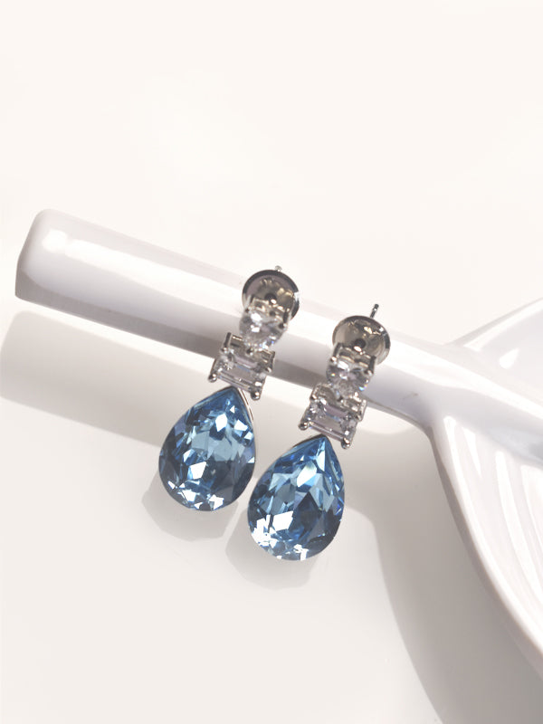 Aqua Colour Earrings