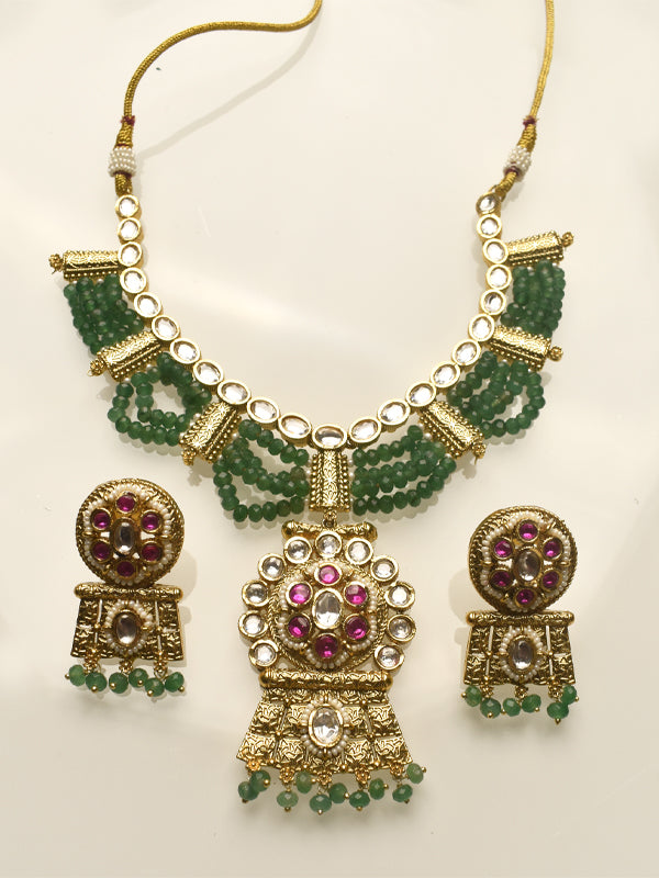 Green Necklace Set | Necklace For Women