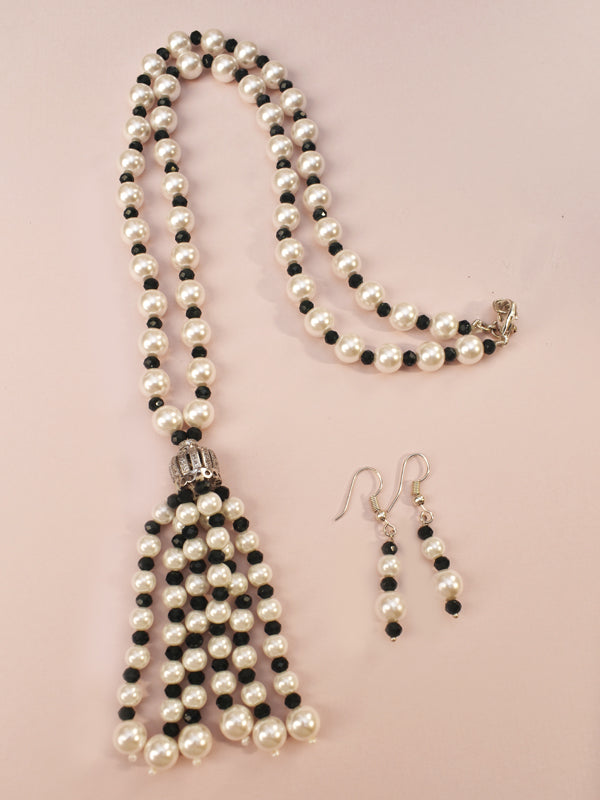 Beads moti mala | pearl statement mala 
